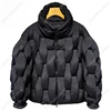 Unisex Thick Parkas Jackets Women Luxury Designer Square Weave High Collar Warm Jacket Casual Oversized Warm Puffer Bubble Coat 1