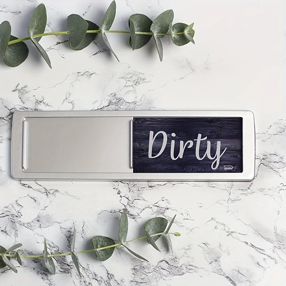 Dishwasher Magnet Clean Dirty Sign Indicator Kitchen Organization