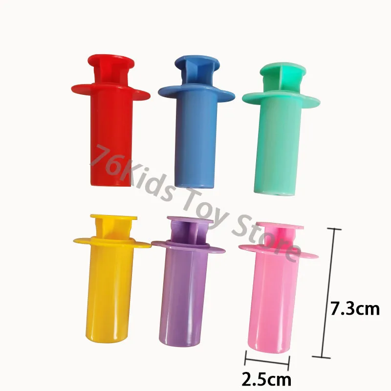 Creative Needle Tube Extruders Play Dough Accessories Molds Kids Toddler DIY Art Crafts Toys Clay Extrusion Dough Model Tools 3
