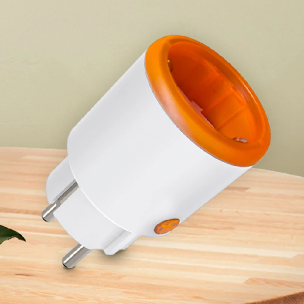 Tuya EU Smart Plug with Power Monitoring Zigbee 3.0 Smart Plug Socket Outlet App Control Work with Alexa Google Assistant