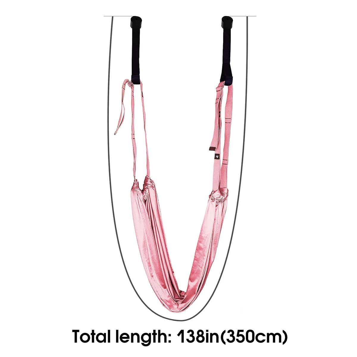 Adjustable Aerial Yoga Strap, Pilates Hammock Swing Stretching Strap For Flexibility Training Exercise Equipment For Weight Loss