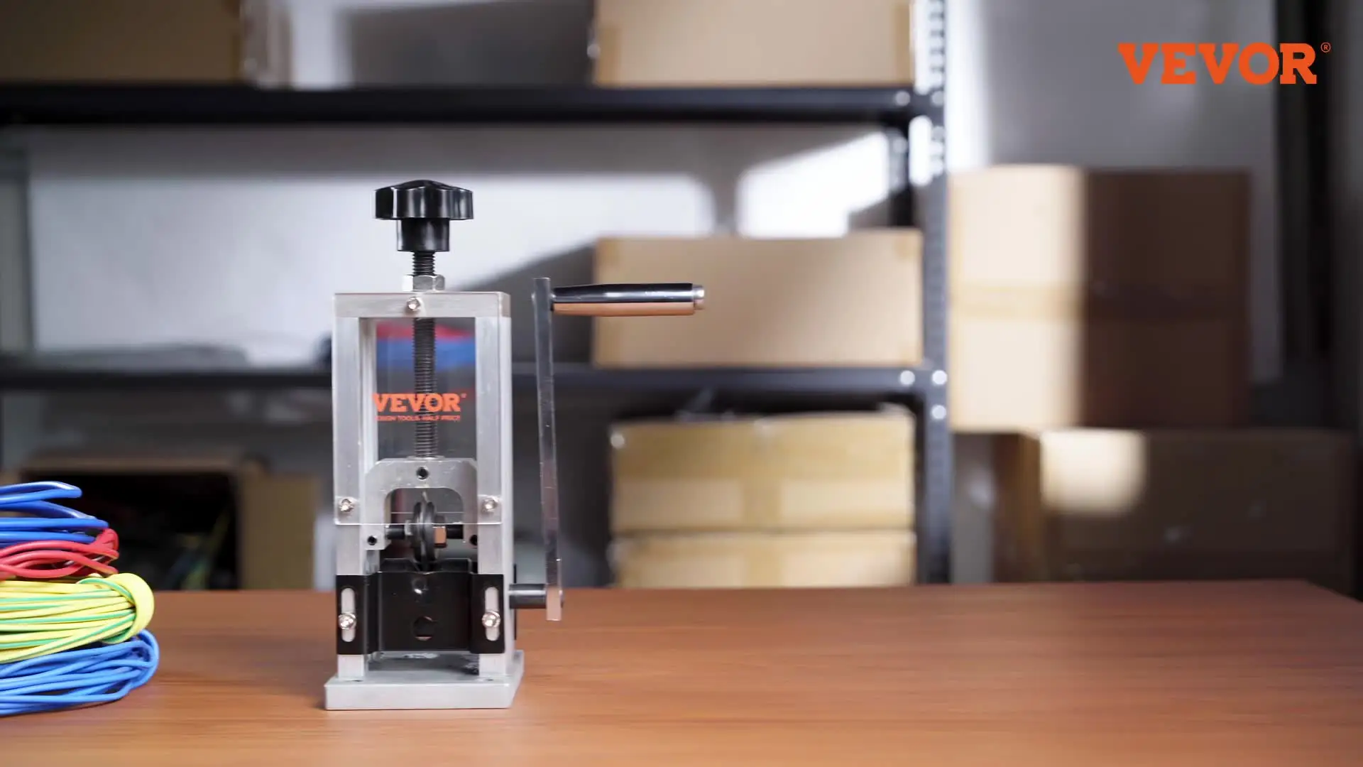 Spellafili Manuale VEVOR Per Cavi Elettrici - Lega Alluminio, Calibro 1,5-25 Mm, Con Trapano O Manovella - Per Riciclo Rame E Cablaggi - Foto 12