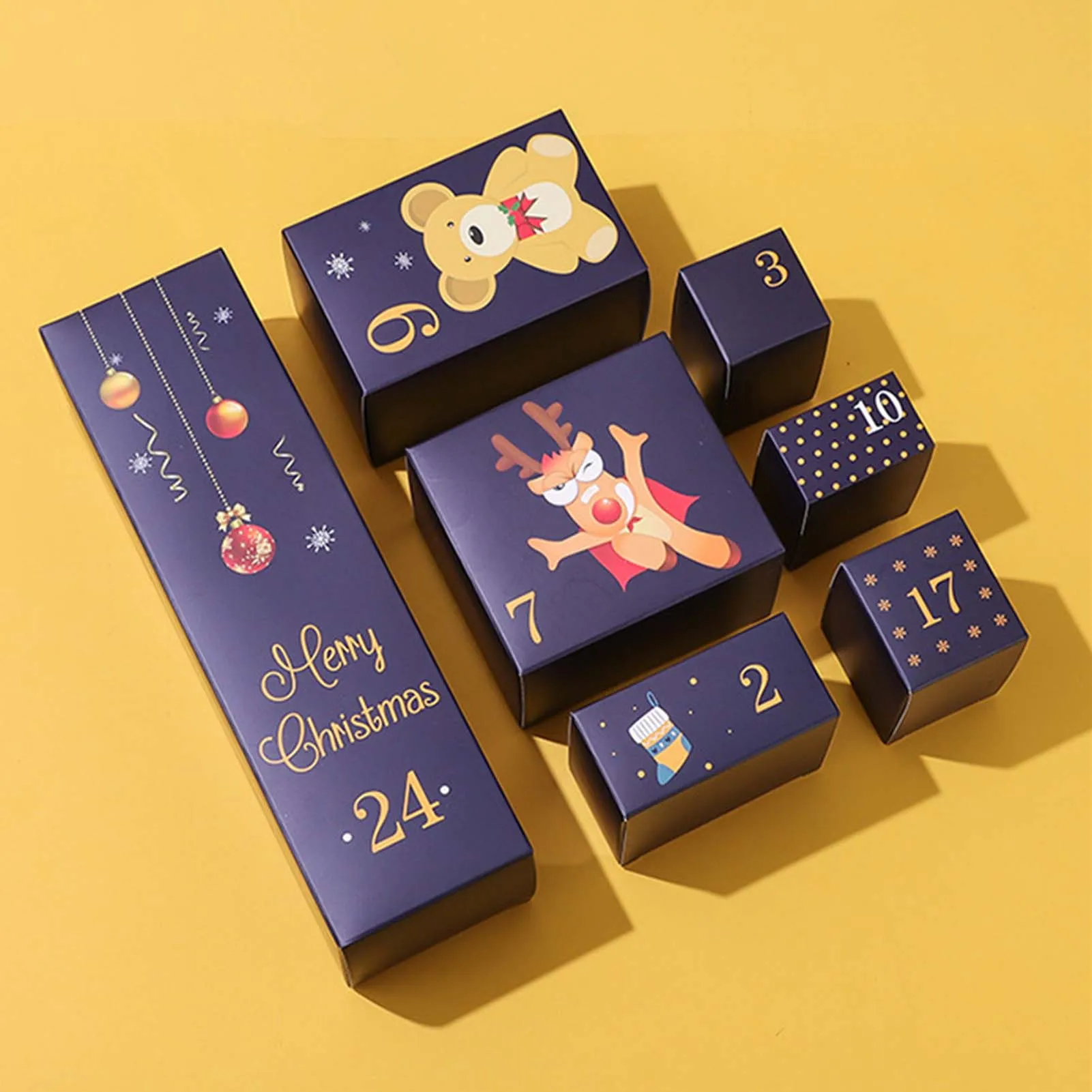 Empty Advent Calendar Boxes Wholesale Usa | Christmas Advent Calendar Box  Empty - Advent Calendars - Aliexpress