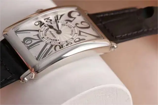 FRANCK MULLER Square Women\'s Watch Original Quartz Movement Women\'s Simple Fashion Watch Women Bracelet Clock Leather Watch Band