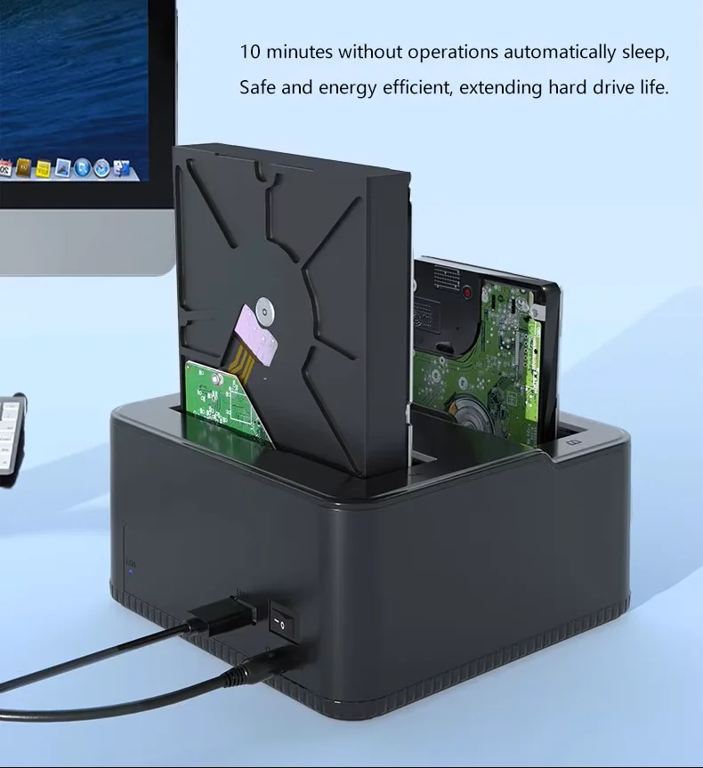 하드 드라이브 도킹 스테이션 USB 3.0 - SATA HDD 도킹 스테이션 (2.5/3.5인치 SATA HDD 인클로저 및 SSD 하드 드라이브용)