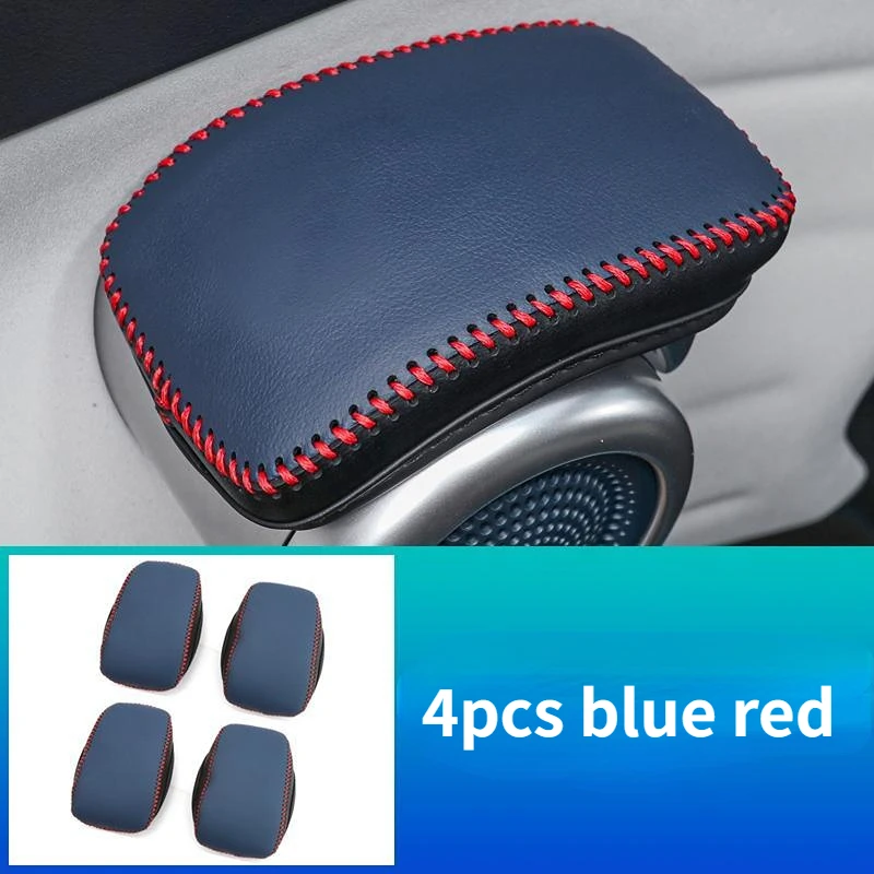 4pcs blue red