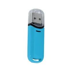 Enhanced High - Speed Metal USB Flash Drive - Available in 4GB to 128GB Capacities - 64 GB (Blue none - customized)
