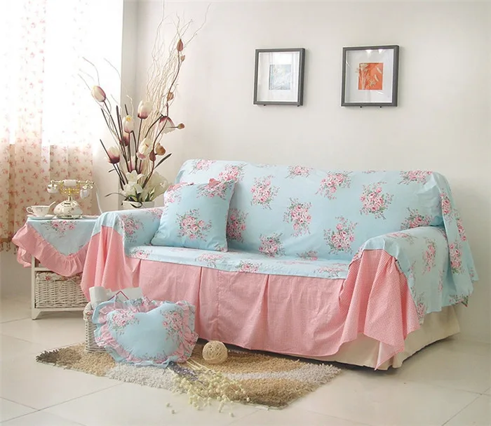 

Корейский универсальный чехол для дивана, хлопок, реактивная печать, Ранняя Обложка 200*300 см, чехол для дивана с цветами, полотенце