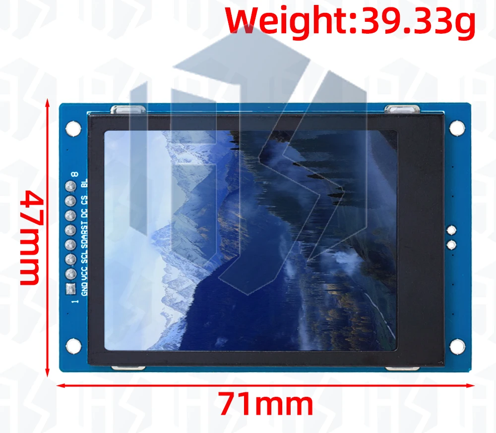 2,4/2,8/3,2/3,5 Zoll 240x320 320x480 SPI 2,4" TFT Serielles Port-Modul 5V/3,3V PCB-Adapter ST7789V/ST7796S LCD-Display für Arduino – Detail 27