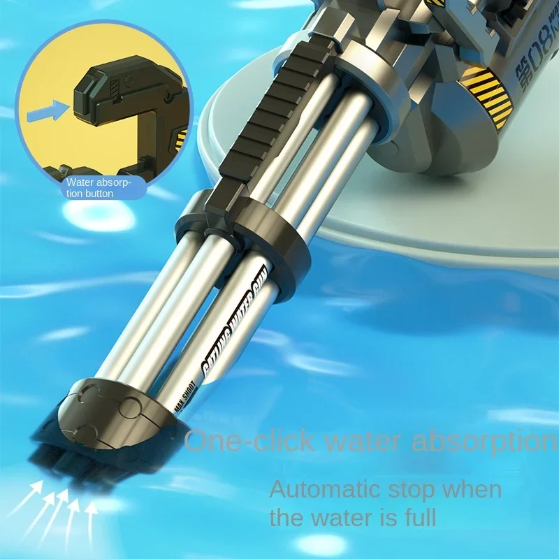 automatic water gun Automatic Water Gun Gatling 24 Year New Electric Continuous Fire Automatic Pumping Super Capacity Water Battle Toy