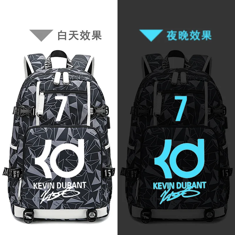 thumbnail image 1 of Mochila periférica de película de anime de celebridades de baloncesto con mochila luminosa de gran capacidad, bolsa de viaje, regalo de cumpleaños para novio, 1 of 5