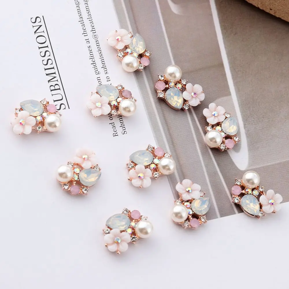 Rhinestone Sewing Buttons Flatback Craft Accessories