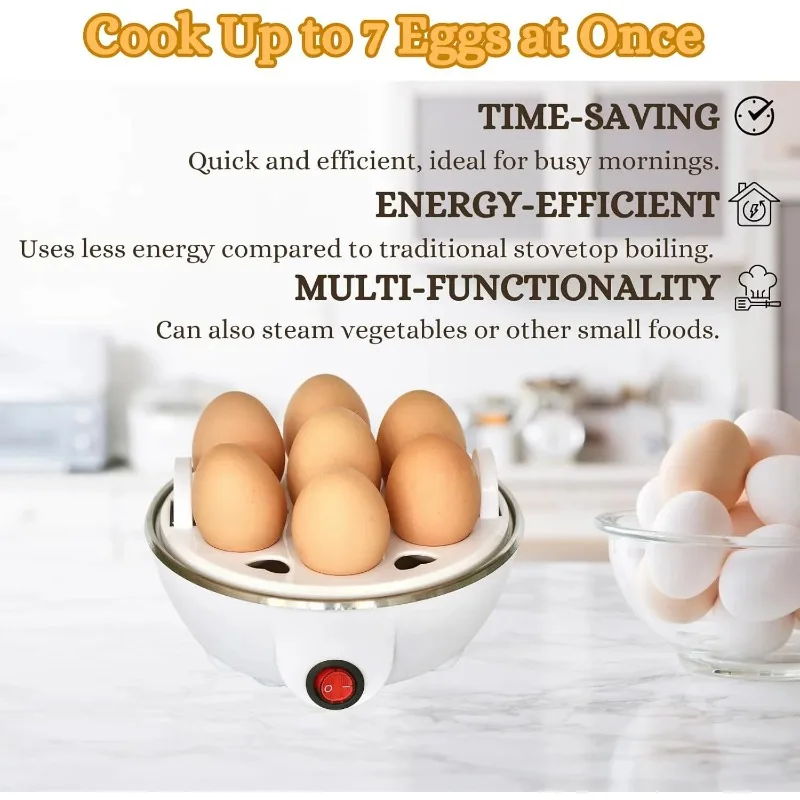 Fogão De Ovos De 2 Camadas Grande Capacidade 14 Ovos Rápido Elétricodesligamento Automático Para Ovos Cozidos Ovos Escalfados,