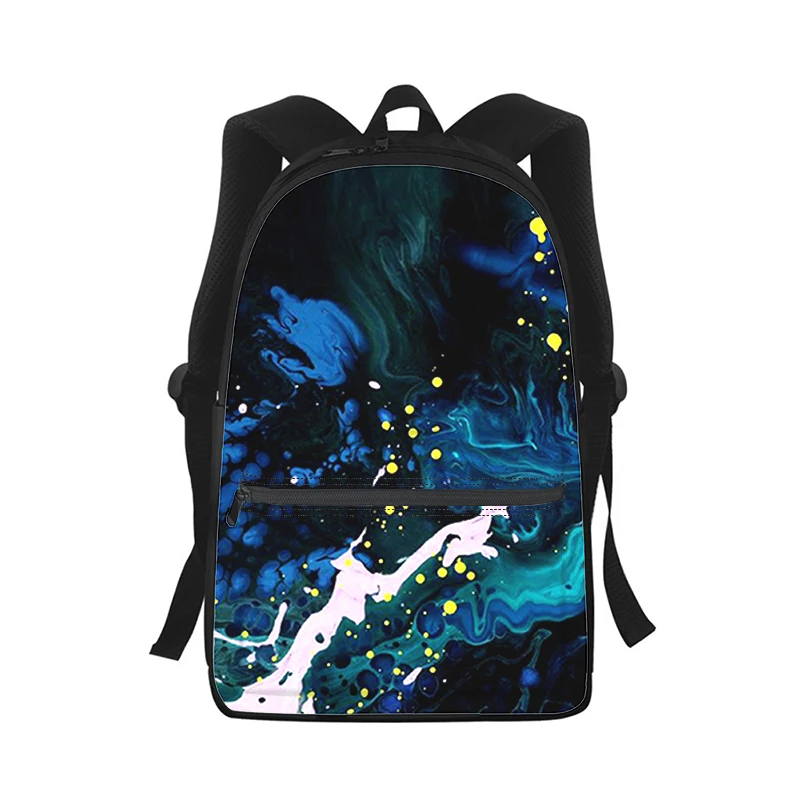 Texture veins Colorful Men Women Backpack 3D Print Fashion Student School Bag Laptop Backpack Kids Travel Shoulder Bag