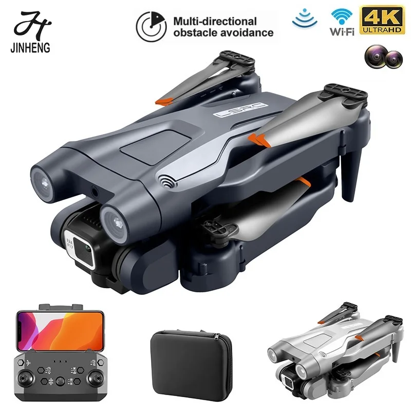 

JINHENG LSRC MINI4 Дрон 4K HD двойной ESC камера Предотвращение препятствий оптическое позиционирование потока складной Квадрокоптер RC Дрон игрушки подарок
