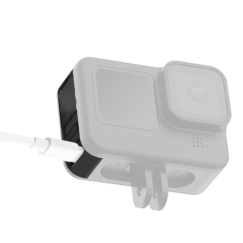 Алюминиевая боковая крышка для Go Pro 9 10 сменная Крышка батарейного отсека Hero