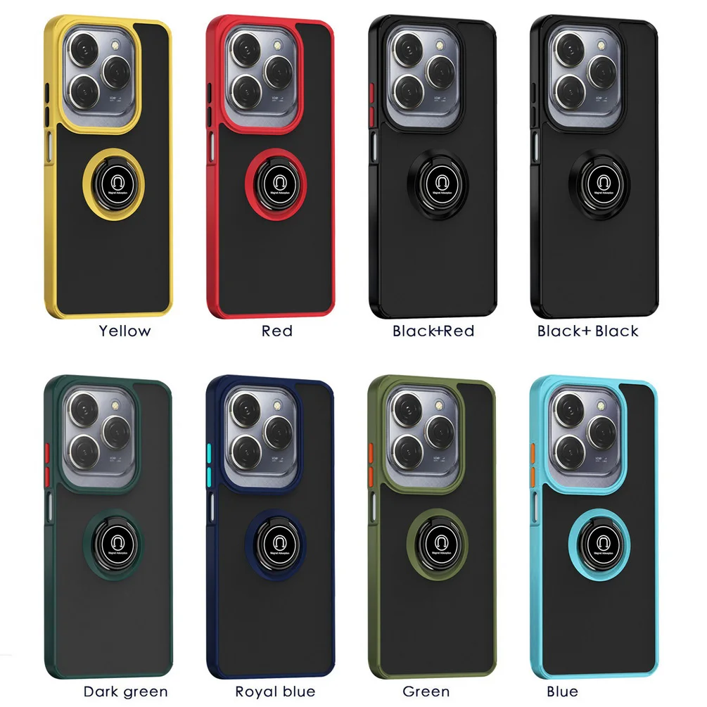 Universal Rotatable Phone Case with Car Holder Finger Ring and Bracket