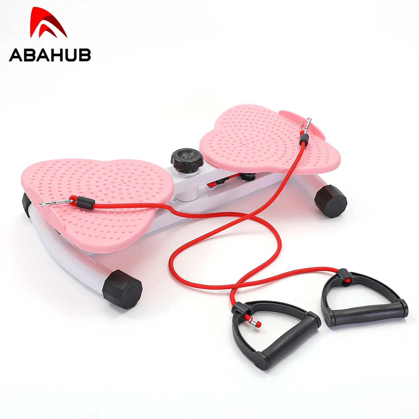 ABAHUB Silent Waist Trimmer Twister 360&deg; Rotating Disc For Belly Fat Burning Home Fitness Dance Machine Ab Workout Guide waist twisting disc