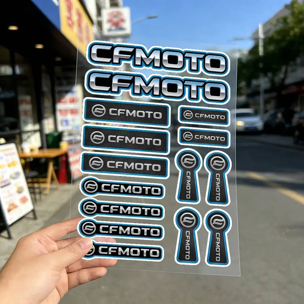 CFMOTO용 고시인성 반사 방수 데칼 스크래치 커버 스티커 자동차 오토바이 헬멧 냉장고용