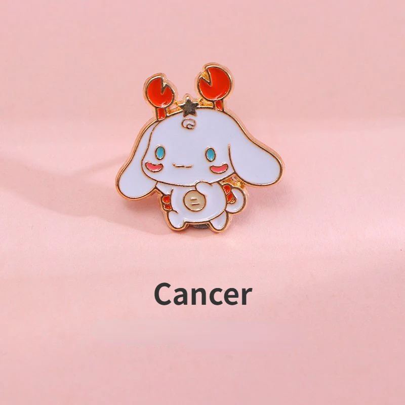 Kawaii Sanrio Cinnamoroll Brooch Metal Constellation Brooch Anime