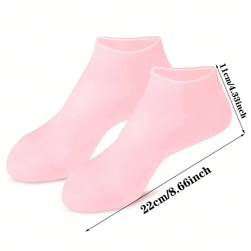 Universal Silicone Disposable Foot Mask Moisturizing Spa Protection Socks Care Tool