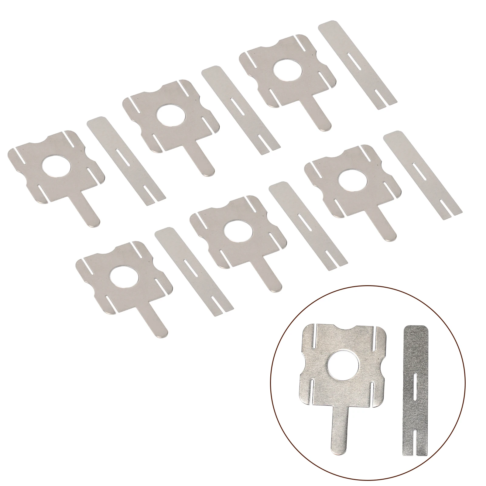 

Spot Welding Yshaped Nickel Strip Power Tools Spot Welding Battery Pack Nickel-Plated Steel 5 Set(30PCS) Nickel-plated Steel