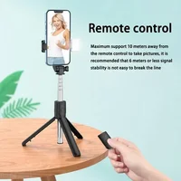 Selfie Stick Telescopic Travel Handheld Tripod Portable Phone Stand [700mm] Bluetooth Remote Extendable Phone Tripod - Image 6