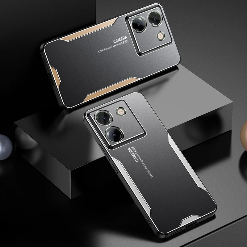 Luxury Aluminum Alloy Metal Shockproof Bumper Camera Protection Phone Case Cover