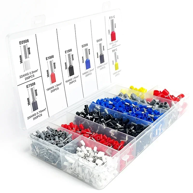 Insulated Wire Crimp Ferrule Terminal Set 2