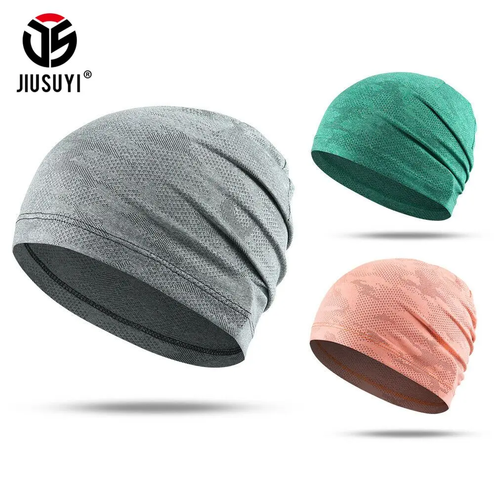 Summer Breathable Beanies Hats Men Women Skullies Caps Outdoor Basketball Running Hiking Bicycle Tennis Soft Hat Accessories