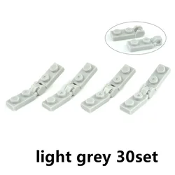 Double-Sided Base Plate Set for Building Blocks - Classic Small Bricks Toy Construction Mat (Light gray 30 sets)