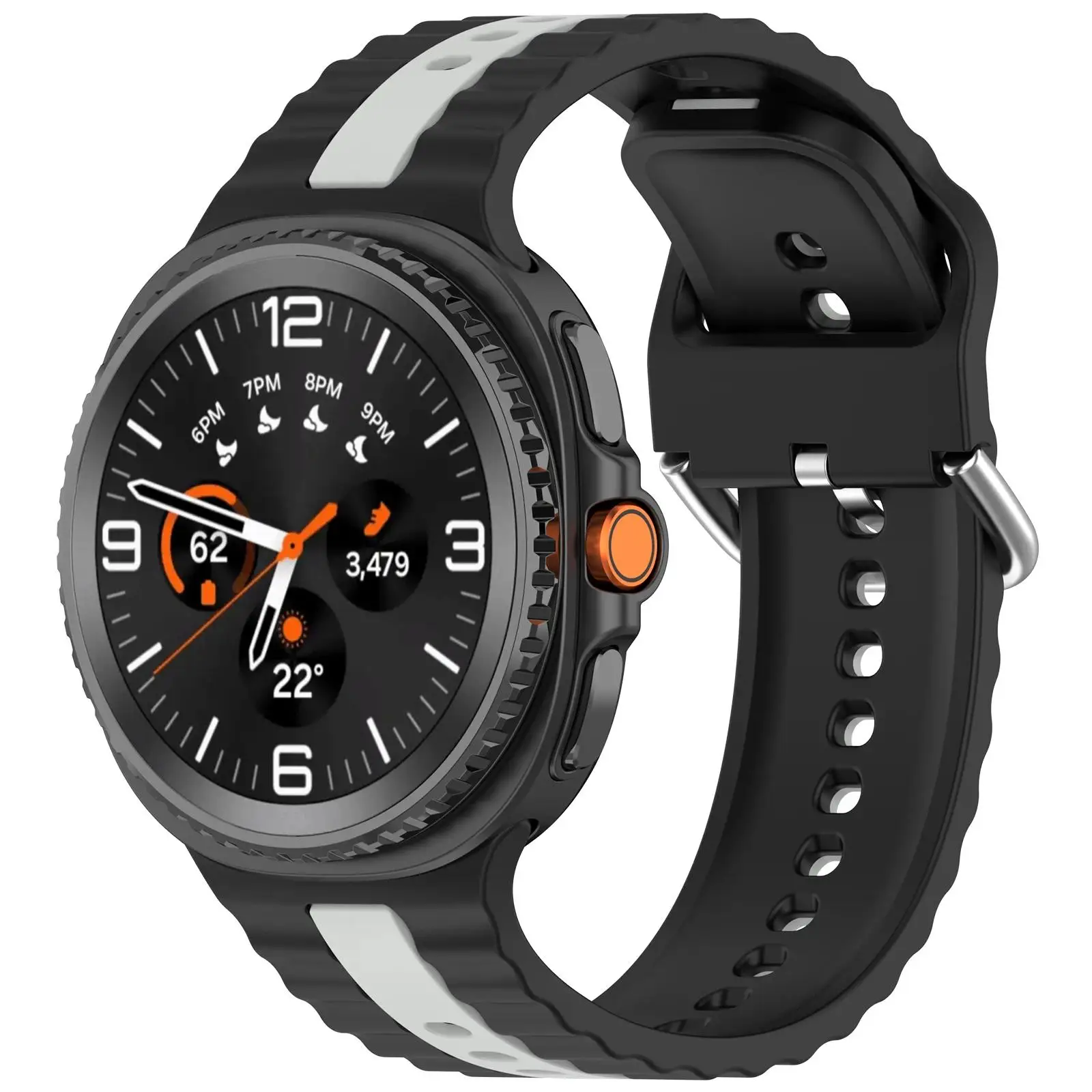 Breathable Sports Silicone Strap for Smartwatches - Quick Release Wristband Accessory