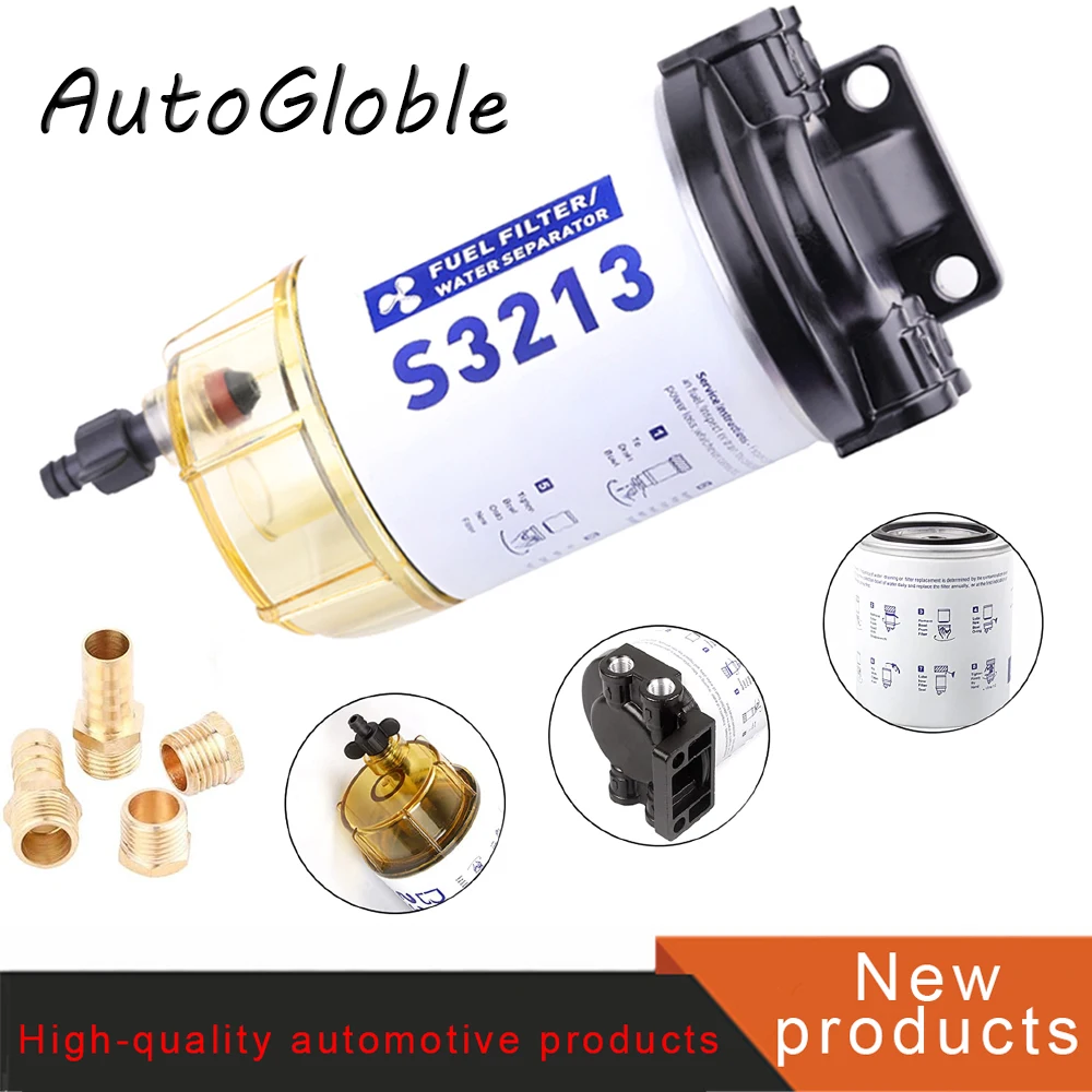 Ricambio Nautico Volvo 3851218-2 Filtro Separatore Acqua Carburante Sierra 18-7846 - Per OMC, Volvo, Crusader Filtro Per Motore Nautico