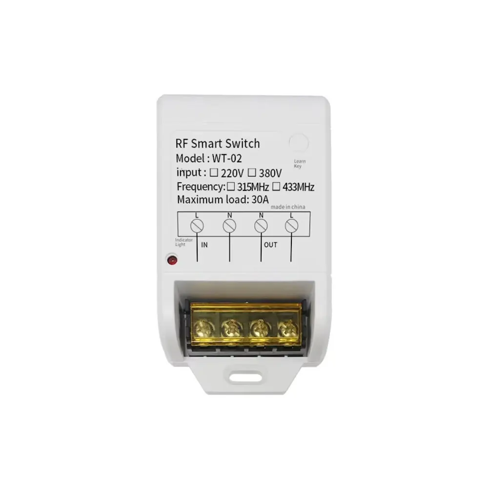 Interruttore Telecomando 220V - Relè RF 40A Con Portata 984 Piedi Per Pompe E Motori Interruttore Remoto 40A - 4