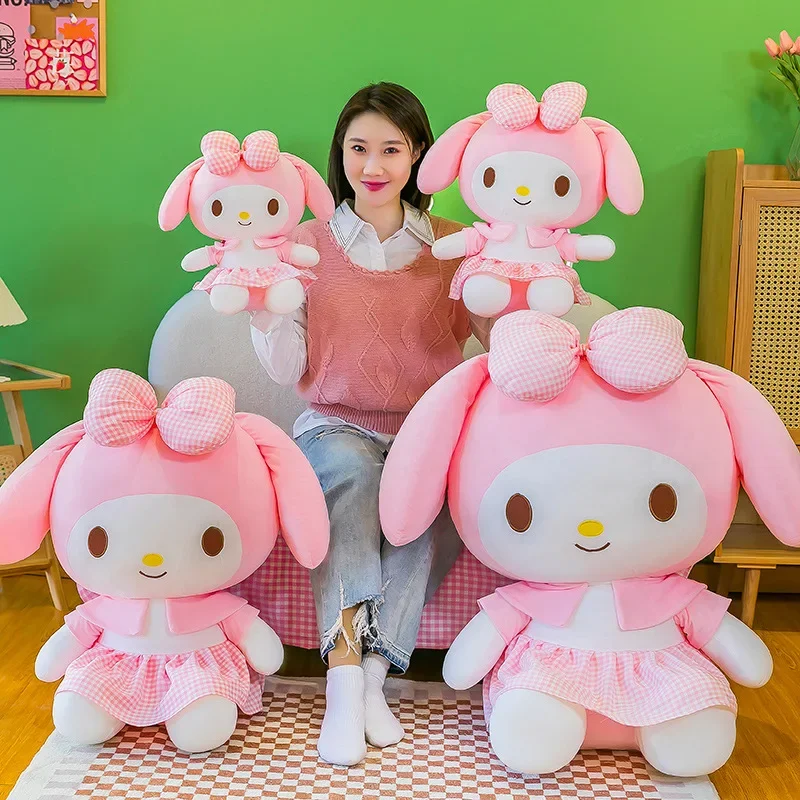 

Sanrio Kawali Anime My Melody Plush Cute Student Cartoon KT Pillow Plush Toys Plushie Birthday Gifts Stuffed Doll for Kids gifts