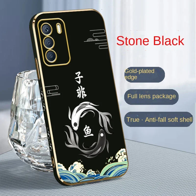 Gzuss Sub Non Fish Per Infinix Zero 20 Zero Ultra Zero X Pro X Neo Custodia Per Telefono Elettrolitica Chuang Tzu Taoism Cover Case