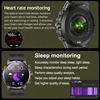 Rugged Military Smart Watch Men Heart Rate Outdoor Watch Waterproof 1.75" Al Voice HD Bluetooth Call Smart Watch For Android lOS 6