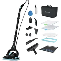 Vapour Pro Steam Mop & 18pc Multipurpose Portable Steam Cleaner for Hardwood, Carpets, Kitchens, Bath, Cars 1