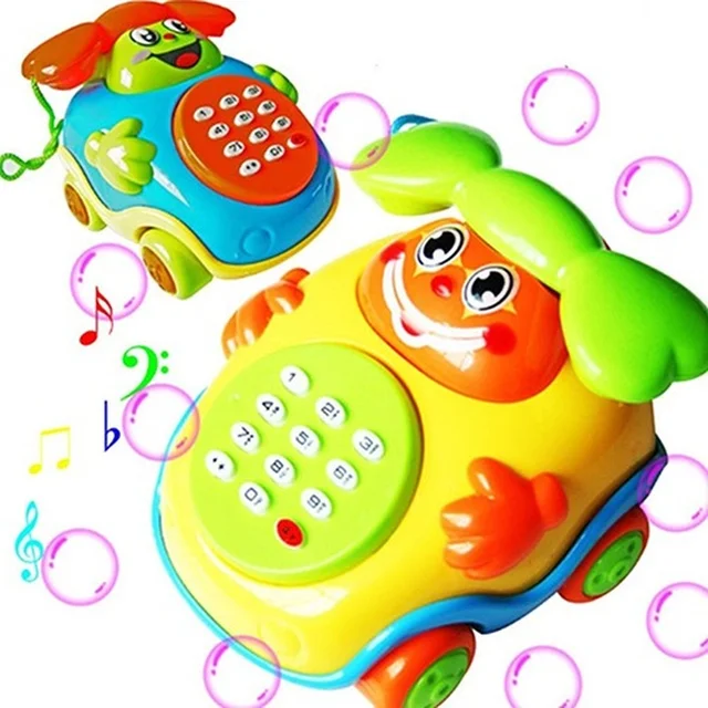 1pcs Baby Toys Music Cartoon Bus Phone Educational Developmental Kids Toy Gift Children Early Learning Exercise Baby Kids Game 3