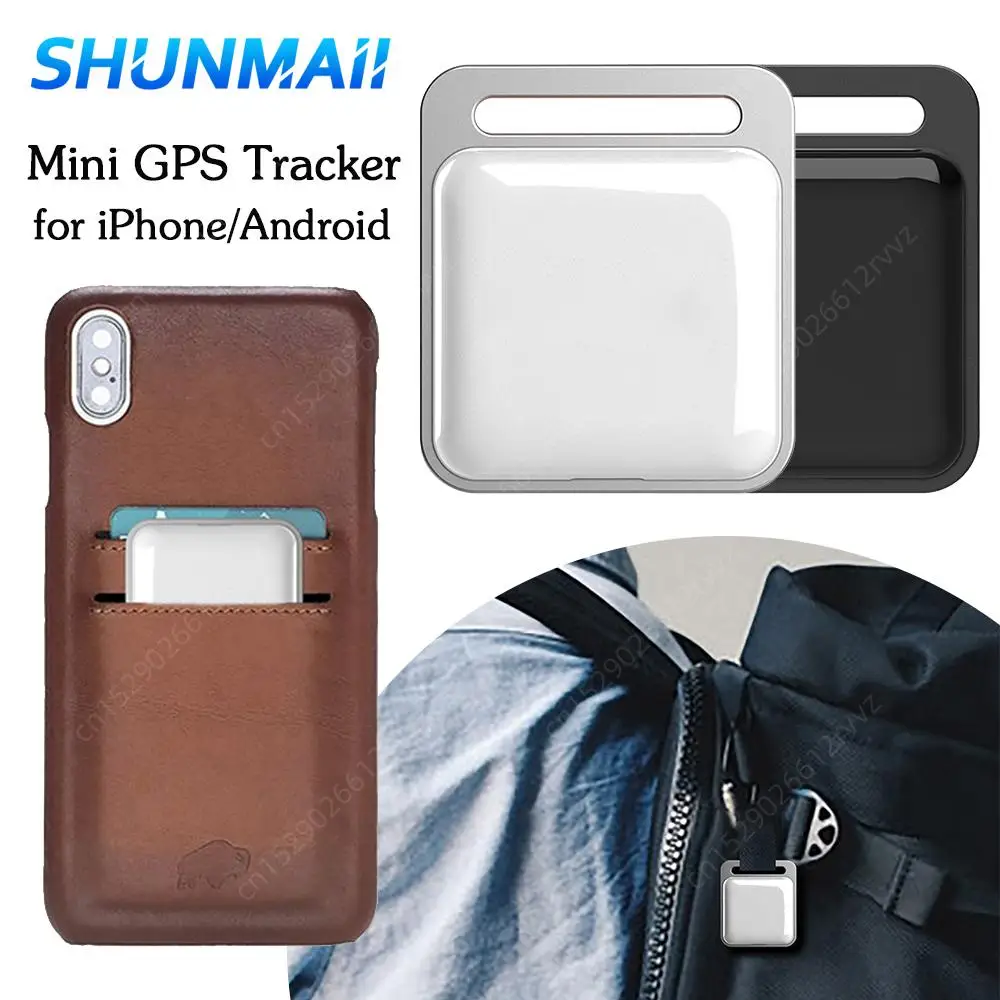 Wireless Mini GPS Tracker Anti-lost Alarm Key Bag Wallet Finder APP GPS Record Smart Tag Bluetooth-compatible for iPhone/Android