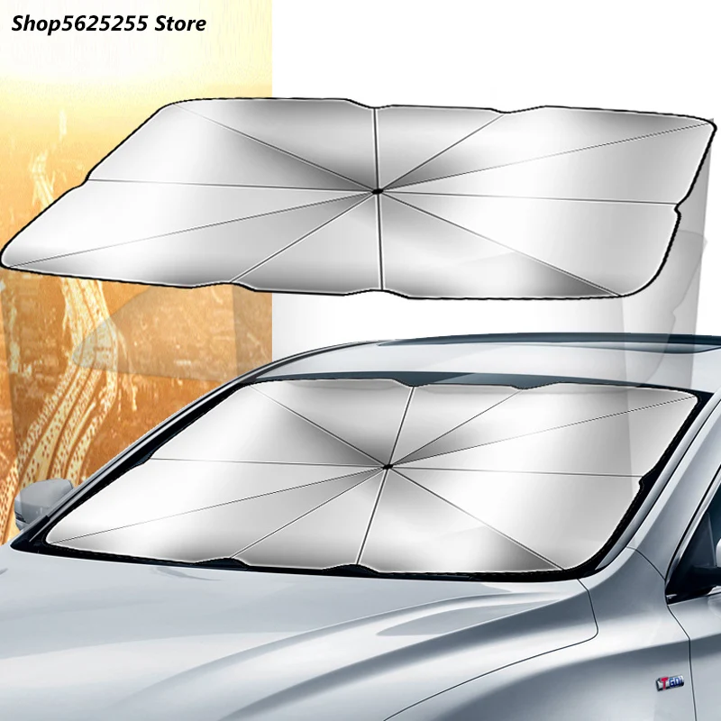 

Car Parasol Front Windshield Sunshade For Hyundai Tucson NX4 2021 2022 Front Rear Folding Cover Sun Protection Heat Insulation