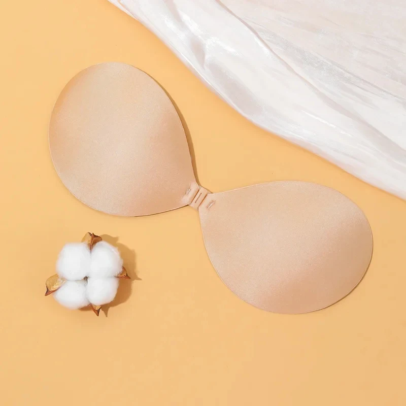 1/2/3pcs Sujetador Women'S Bra Invisible Push Up Bra Self-Adhesive Silicone Seamless Front Closure Sticky Backless Strapless Bra 3