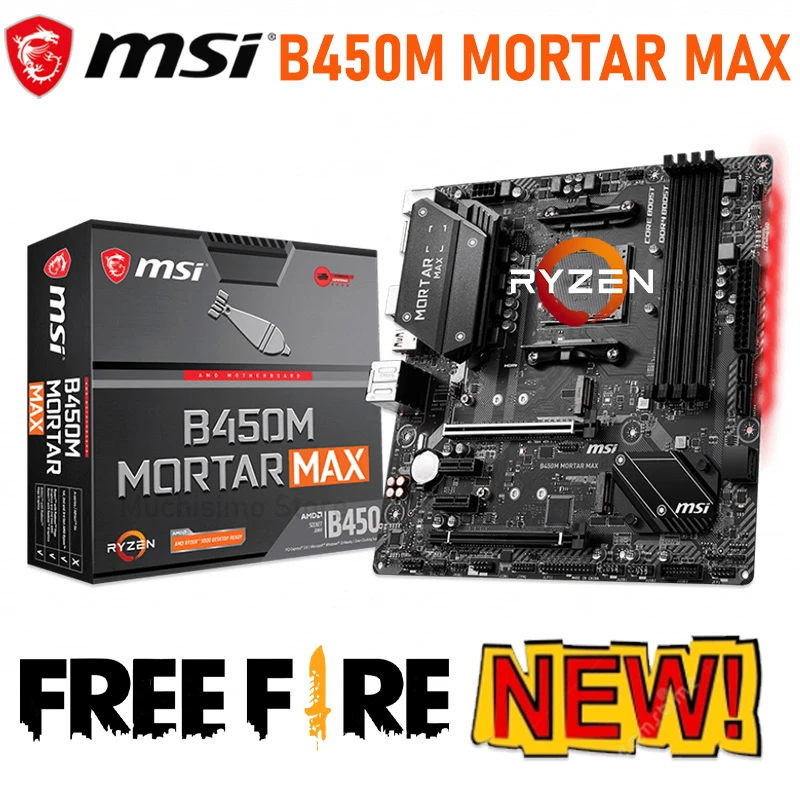 MSI B450 TOMAHAWK MAX Motherboard And AMD 3800X CPU Combo Socket AM4