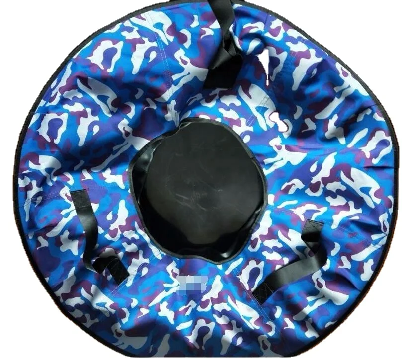 Rubber Hard Bottom Sports Snow Tube Double / Large Snow Tube Donut / New Winter