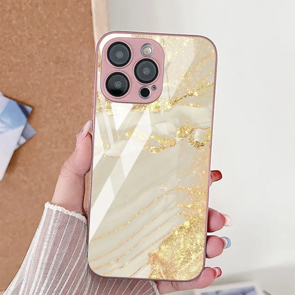 Marble Pattern Shockproof Phone Case - Elegant and Durable Cover