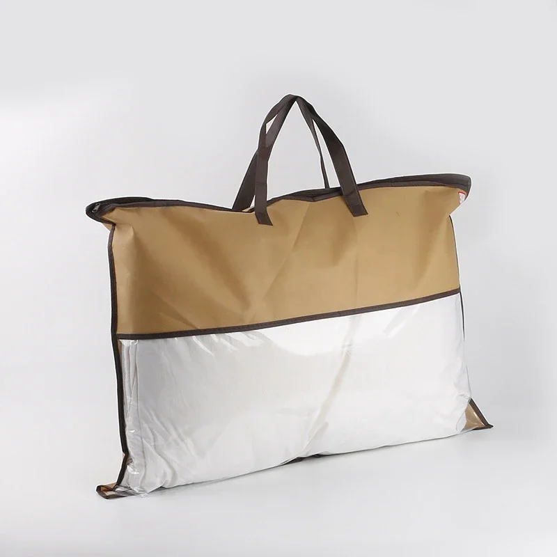 Non-Woven Fabric Storage Bag Wardrobe Clothes Bag With Handle Clothes Blanket Quilt Pillow Anti-Dust Large Capacity Storage Bags 5