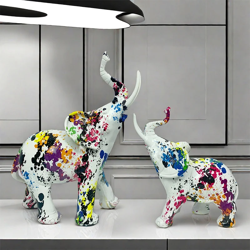 

Elephant decoration home living room wine cabinet office decoration decoration resin crafts