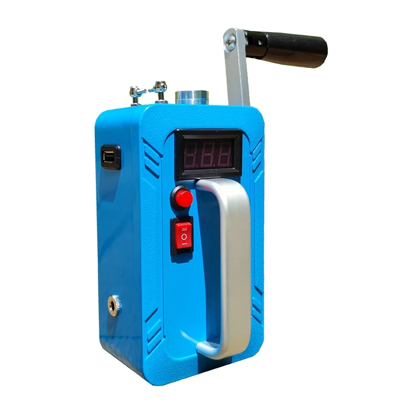 Hand Crank Generator Portable Lighting Ignition USB RechargeableHand Crank 2 minutes to ignite 20-50 times