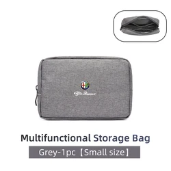Sleek Car Logo Travel Organizer and Storage Bag Accessories (ROMEO - C - small grey)