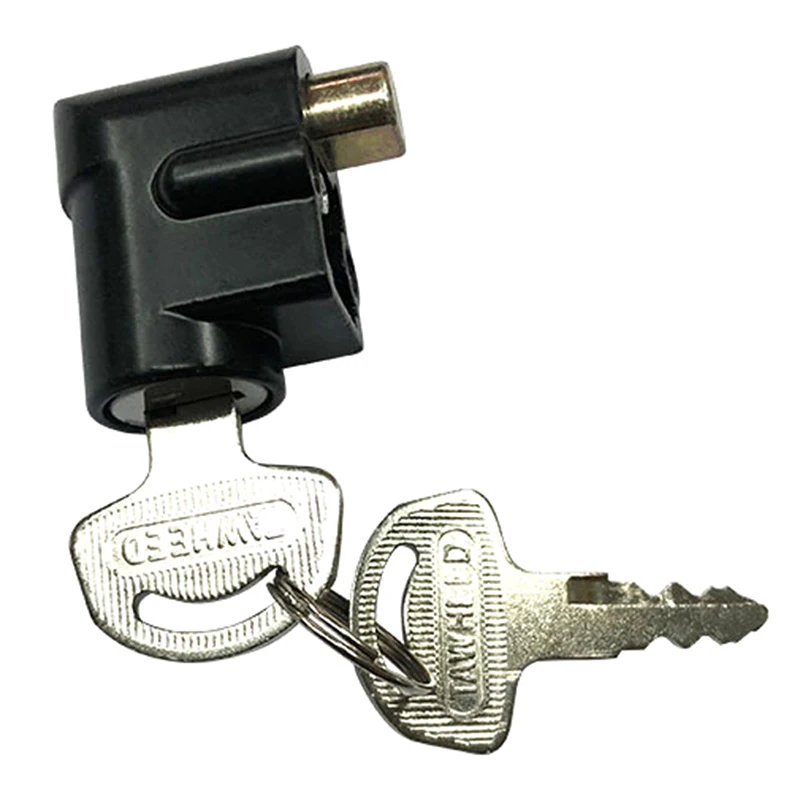 Motorcycle Lock Cylinder Stainless Steel Steering Lock With Two Keys 2 Position Switch for GN125 GS125